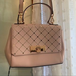 Michael Kors Pink and Gold Crossbody Handbag